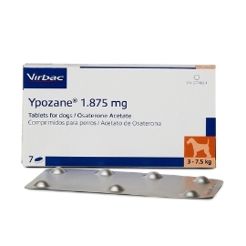 Ипoзан (Ypozane) 1,875 мг  для собак от 3 до 7,5 кг